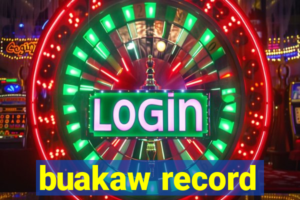buakaw record